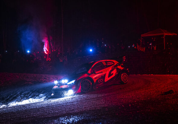 Oliver Solberg/Elliot Edmondson i ledning med 44,2 sek inför Monte Carlos längsta etapp.