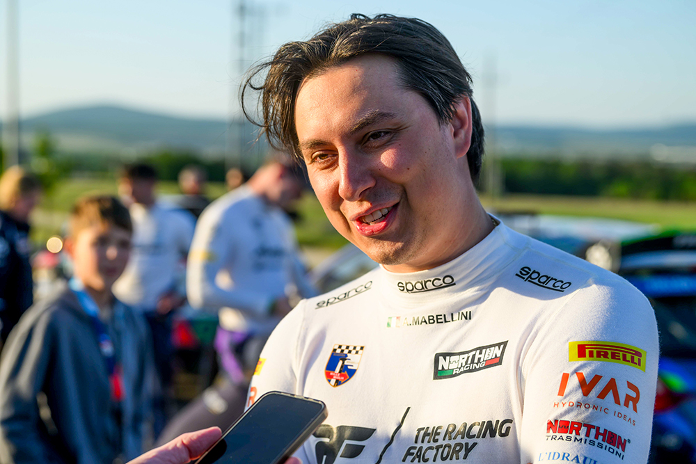 Tre Lancia fabriksförare i ERC