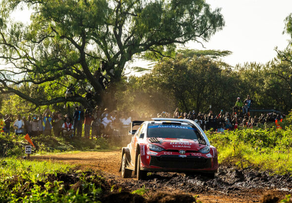 SS10: Oliver Solberg kontrade tog tillbaka 0,3 sekunder.