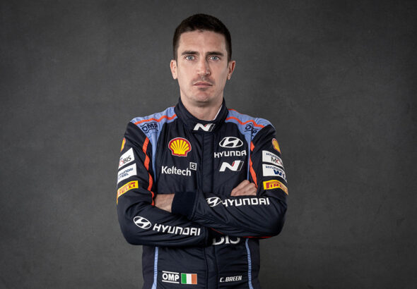Hyundai hyllar Craig Breen med specialdesignad bil i Kroatien