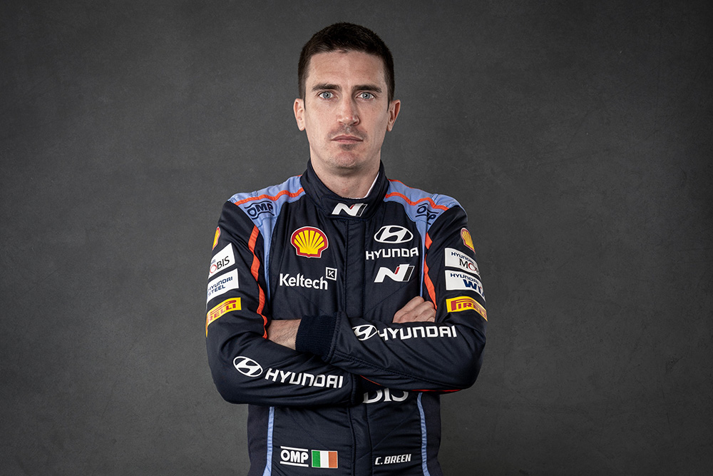 Hyundai hyllar Craig Breen med specialdesignad bil i Kroatien