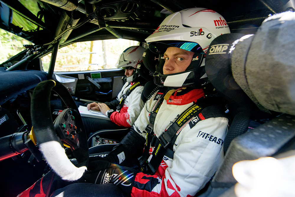 19 årige Estländaren Jaspar imponerar i Royal Rally.