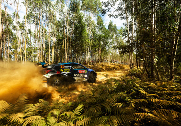 9,9 sekunders differens bland topp fem i WRC 2