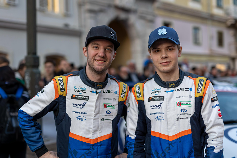 WRC2 efter SS 2: Mille Johansson på en fjärde plats