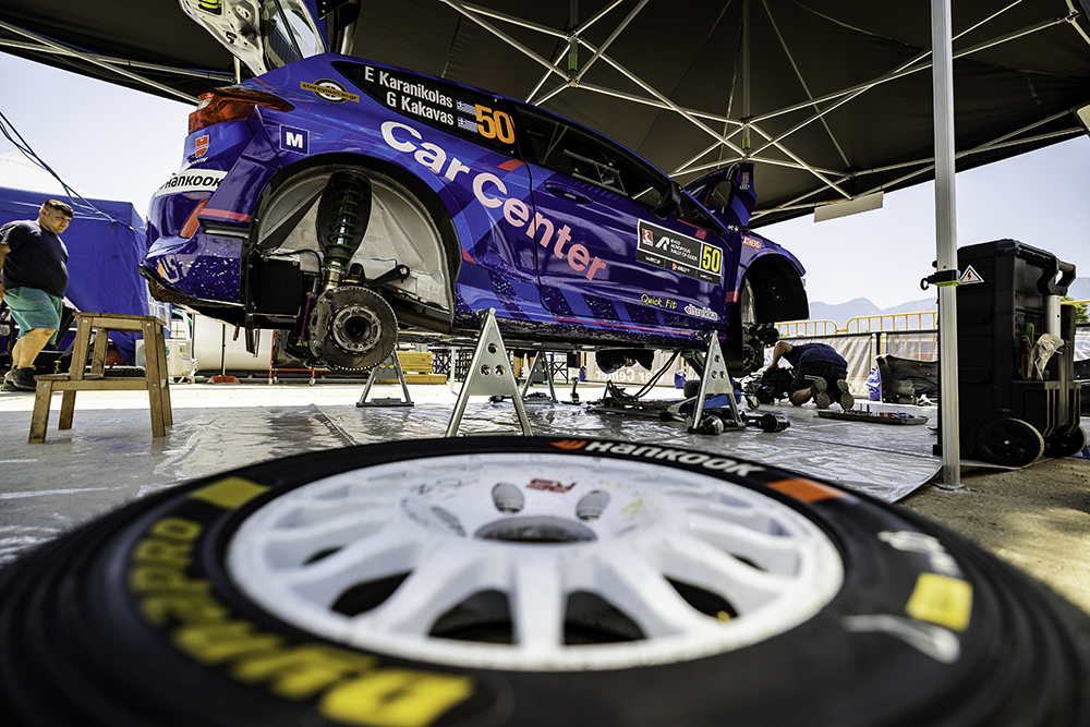 Hankook pressas inför Acropolisrallyt